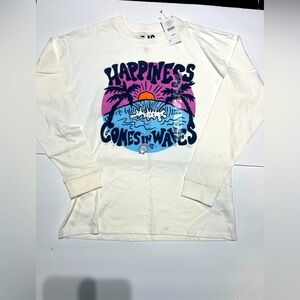 3 for $20 Happiness Comes in Waves Long Sleeve Shirt